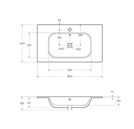 Шкаф подвесной CEZARES ECO-1500-2A-SC-BL