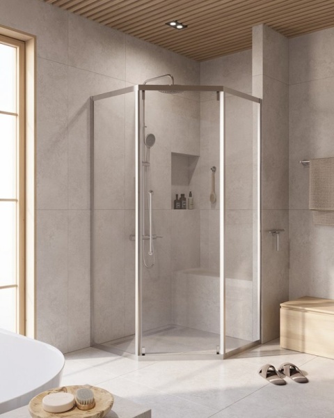 Душевой уголок CEZARES RELAX-304-P-1 RELAX-304-P-1-100-C-GM Душевой уголок CEZARES RELAX-304-P-1 RELAX-304-P-1-100-C-GM