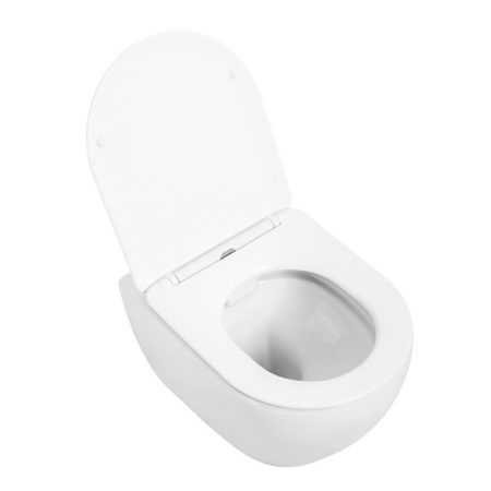 Унитаз подвесной с сиденьем CEZARES STYLUS + Система инсталляции для унитазов с кнопкой смыва BB051C