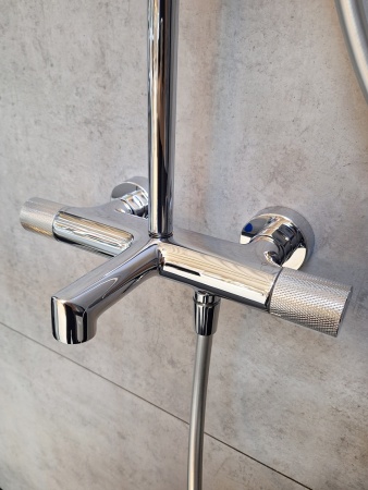 Душевая система с термостатом AltroBagno Intento 030420 Cr