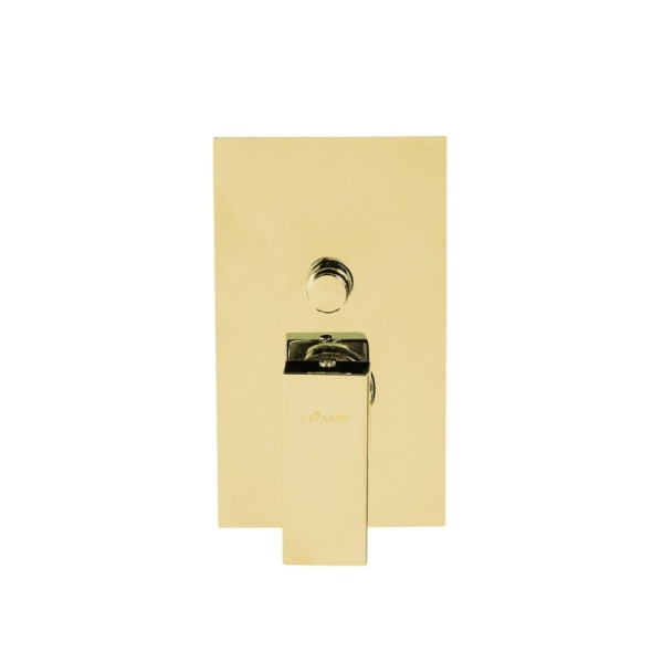 Встраиваемый однорычажный смеситель для душа с переключателем на 2 выхода Cezares UNIKA-VDIM-03/24 Встраиваемый однорычажный смеситель для душа с переключателем на 2 выхода Cezares UNIKA-VDIM-03/24