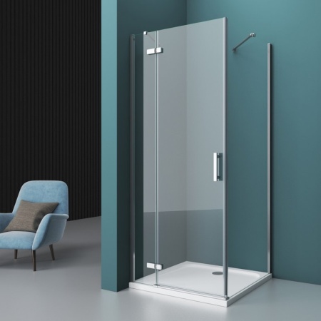 Душевой уголок BELBAGNO KRAFT-A-12 KRAFT-A-12-80-C-Cr-R
