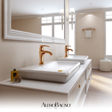 Смеситель для раковины AltroBagno Beatrice 0115 R Or