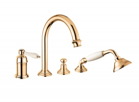 Смеситель на борт ванны однорычажный с выдвижным душем и переключателем Cezares APHRODITE-BVDM-02-Bi Смеситель на борт ванны однорычажный с выдвижным душем и переключателем Cezares APHRODITE-BVDM-02-Bi