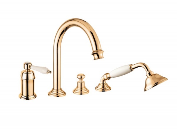 Смеситель на борт ванны однорычажный с выдвижным душем и переключателем Cezares APHRODITE-BVDM-03/24 Смеситель на борт ванны однорычажный с выдвижным душем и переключателем Cezares APHRODITE-BVDM-03/24