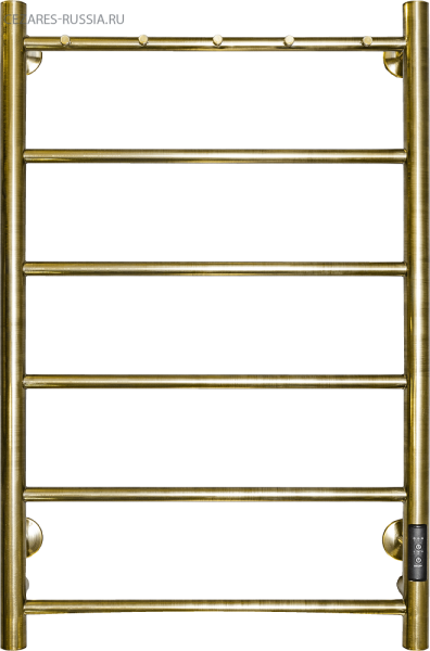 Полотенцесушитель электрический с сухим теном Chromix Bonn 50x80 П6 Br с крючками Полотенцесушитель электрический с сухим теном Chromix Bonn 50x80 П6 Br с крючками