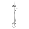 Душевая стойка со смесителем для ванны, верхним и ручным душем, 20 см Cezares LORD-CVD-03/24-M