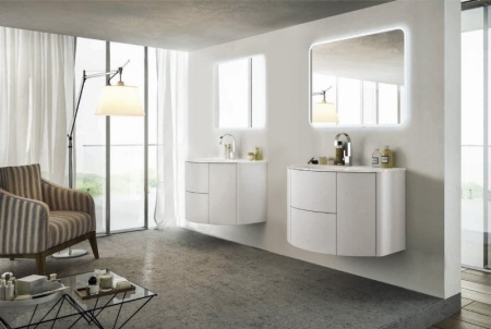 Зеркало со встроенной LED подсветкой и сенсорным выключателем Touch System, реверсивное Cezares 4031