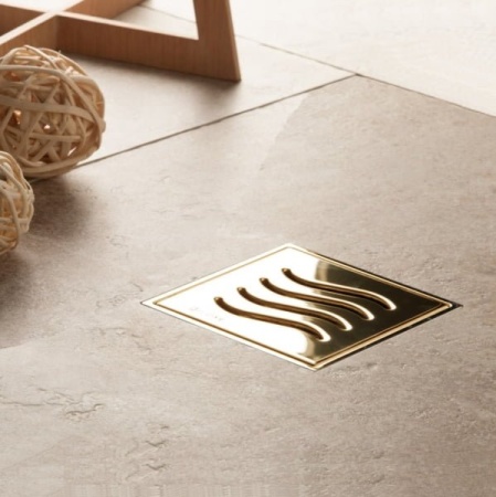 Душевой трап Pestan Confluo Standard Tide 4 Mask Gold Cezares 13000143