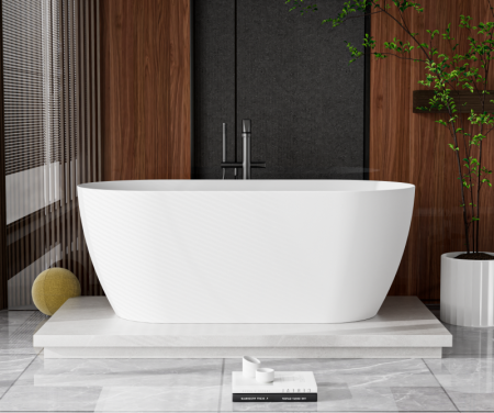 Ванна из искусственного камня Solid Surface CEZARES CZR-RELAX-170-80-57-SSB