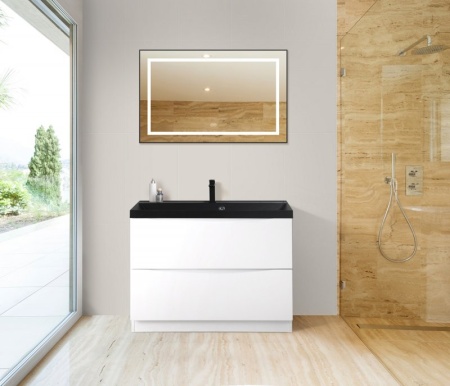 Раковина из литьевого мрамора, 800x450x150 BelBagno BB800/450-LV-MR-PR