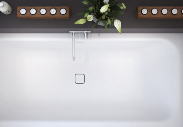 Ванна из литьевого мрамора, пристенная Cezares TITAN-VARIO-190-90-WL