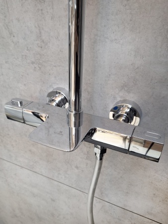 Душевая система с термостатом AltroBagno Diretto 030415 Cr