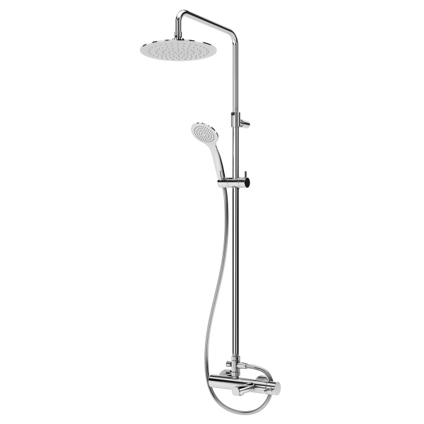 Душевая колонна со смесителем для ванны, верхним и ручным душем CEZARES CZR-B-CVD-SR Душевая колонна со смесителем для ванны, верхним и ручным душем CEZARES CZR-B-CVD-SR
