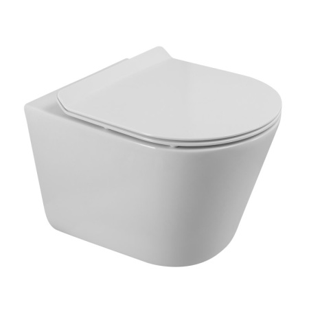 Чаша подвесного безободкового унитаза Belbagno со смывом TORNADO BelBagno FLAY-TOR BB053CH-TOR-FC Чаша подвесного безободкового унитаза Belbagno со смывом TORNADO BelBagno FLAY-TOR BB053CH-TOR-FC