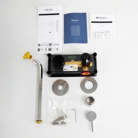 Смеситель для раковины встраиваемый CEZARES LEAF-BLI2-L-GM