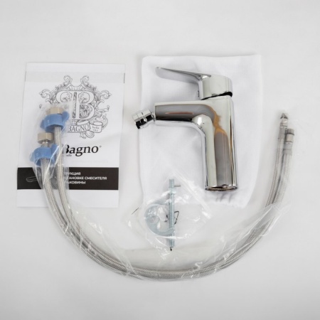 Смеситель для биде без донного клапана BelBagno DUE-BD-CRM-W0