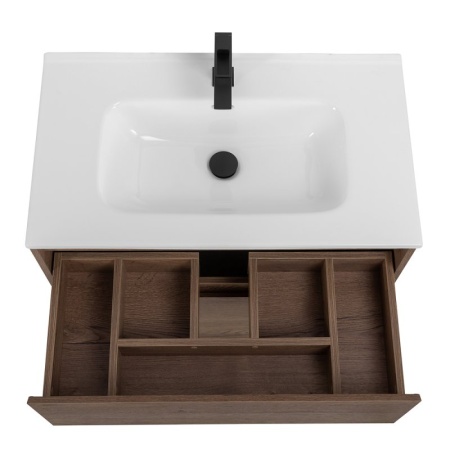 База под раковину напольная BelBagno KRAFT-800-2C-PIA-BO Bianco Opaco