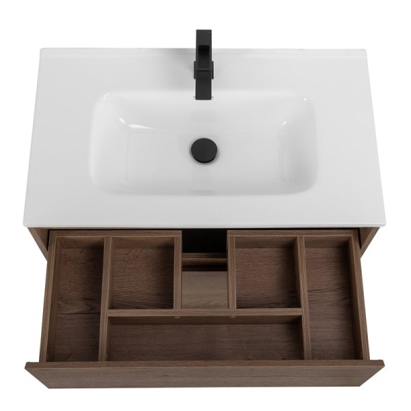 База под раковину напольная BelBagno KRAFT-600-2C-PIA-RT Rovere Tabacco