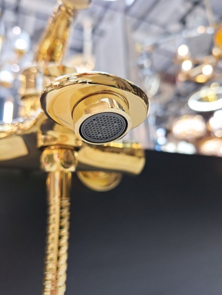 Смеситель для ванны с душем AltroBagno Beatrice 0210 Or