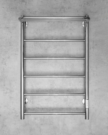 Полотенцесушитель электрический Chromix Bazel 50x80 П5 Cr с полкой