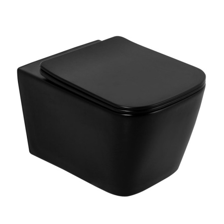 Унитаз подвесной BelBagno ARDENTE-C BB3202CHR-MB+BB3202SC-MB + Система инсталляции для унитазов BelB