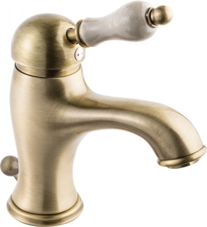 Смеситель для раковины с донным клапаном Cezares VINTAGE-LSM1-01-Sw-N