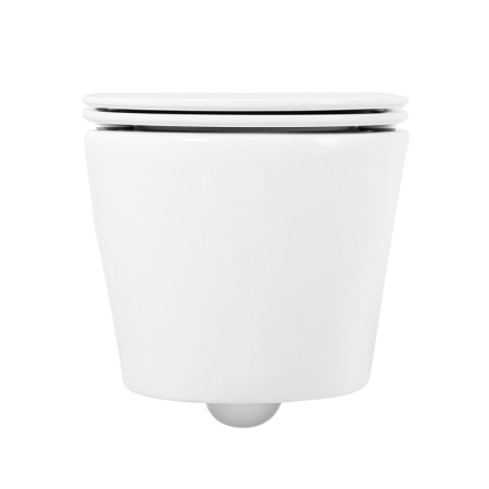 Унитаз подвесной безободковый с сиденьем BelBagno TRE BB8001CHR/SC Унитаз подвесной безободковый с сиденьем BelBagno TRE BB8001CHR/SC