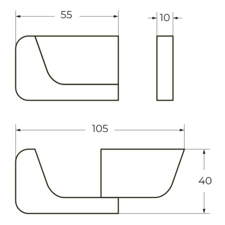 Крючок ART&MAX PLATINO AM-E-7086BL